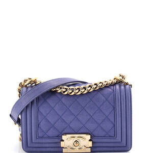 Chanel Boy Flap Bag Quilted Caviar #238246C47B